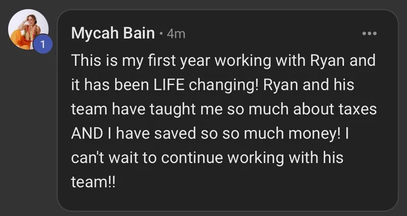 Mycah Bain - life changing